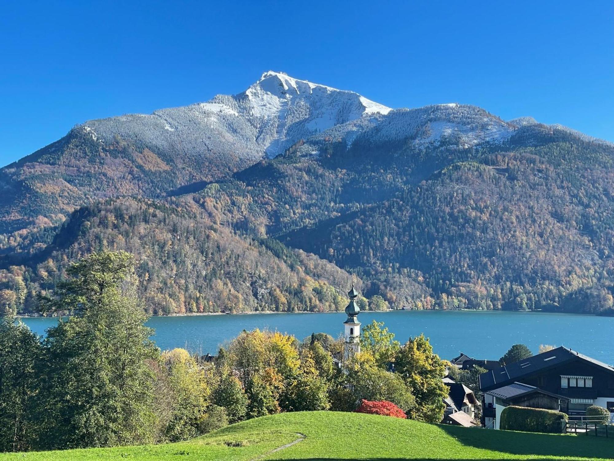 Ferienwohnung Schossleitner - Der Wohlfuehl-Ansitz Am Wolfgangsee Mit Weitblick Sankt Gilgen Kültér fotó