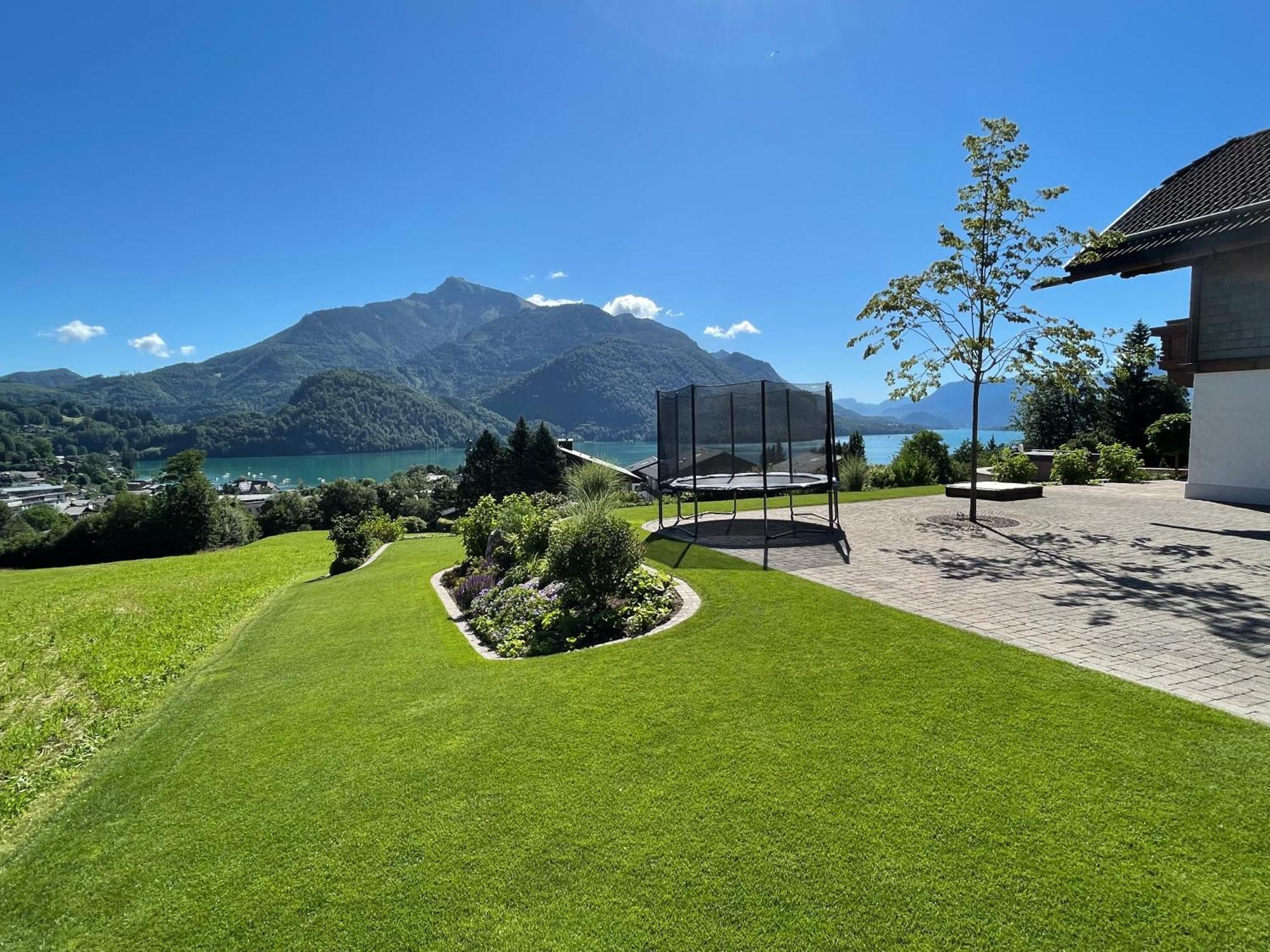 Ferienwohnung Schossleitner - Der Wohlfuehl-Ansitz Am Wolfgangsee Mit Weitblick Sankt Gilgen Kültér fotó