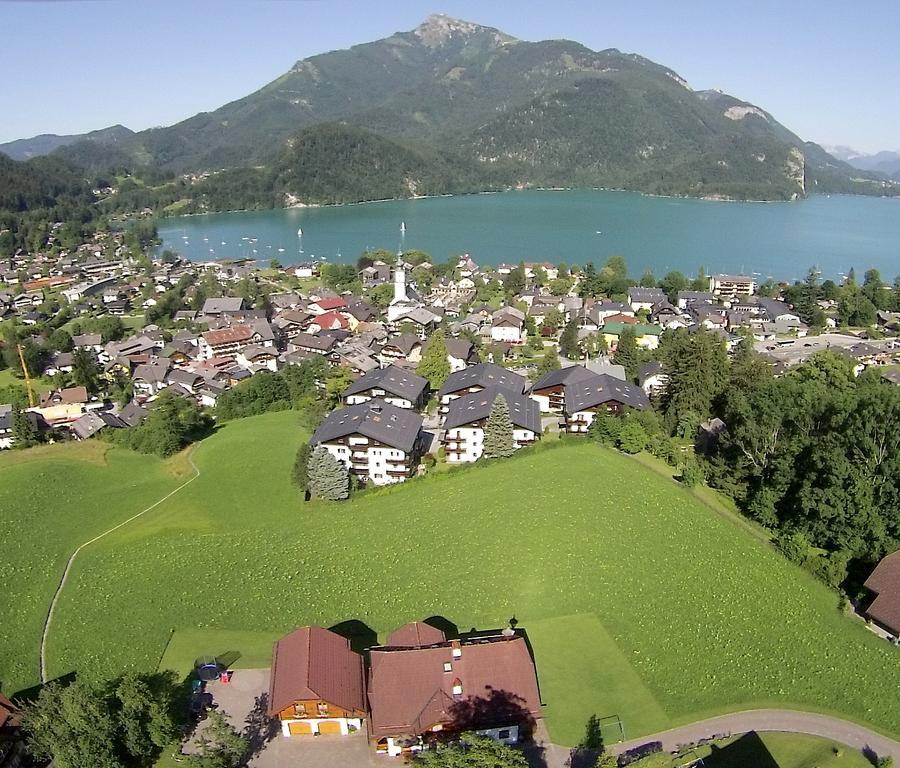 Ferienwohnung Schossleitner - Der Wohlfuehl-Ansitz Am Wolfgangsee Mit Weitblick Sankt Gilgen Kültér fotó